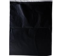 Курьер-пакет ООО Комус корд, без печати, без кармана, черный, 500x600+40 мм, 40 мкм, 50 штук 1759414