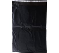 Курьер-пакет ООО Комус корд, без печати, без кармана, черный, 340x460+40 мм, 40 мкм, 100 штук 1759413