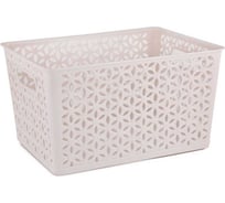 Корзина ЗПИ Альтернатива Мираж 380x285x210 мм бежевый М8374