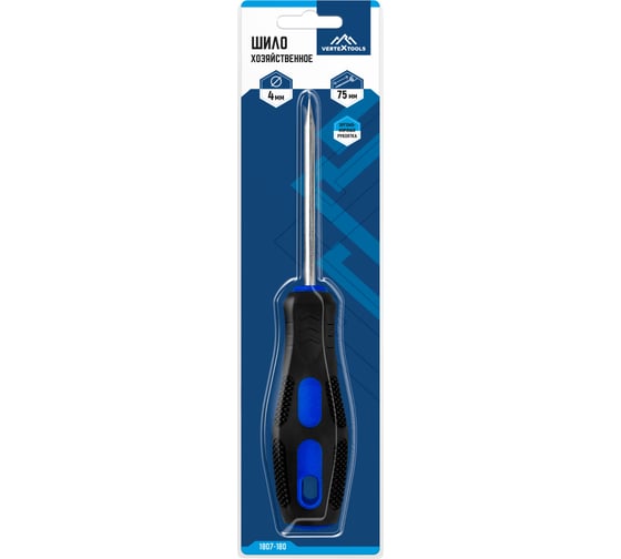 Хозяйственное шило vertextools 180мм 1807-180