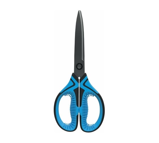 Ножницы для рукоделия BRAUBERG ULTRA COLOR 190 мм, синие, противоскользящие ручки 880240 1