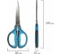 Ножницы для рукоделия BRAUBERG ULTRA COLOR 190 мм, синие, противоскользящие ручки 880240 5
