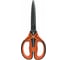 Ножницы для рукоделия BRAUBERG ULTRA COLOR 190 мм, оранжевые, противоскользящие ручки 880241 1