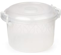 Контейнер ЗПИ «Альтернатива» 7 л, круглый, с ручками, прозрачный М147