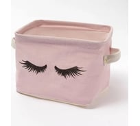 Текстильная корзинка Этель Глазки, 20.5x16x14.5 см 4624843