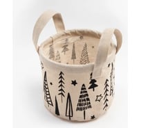 Текстильная корзинка Этель Christmas, 12x14 см 7558412