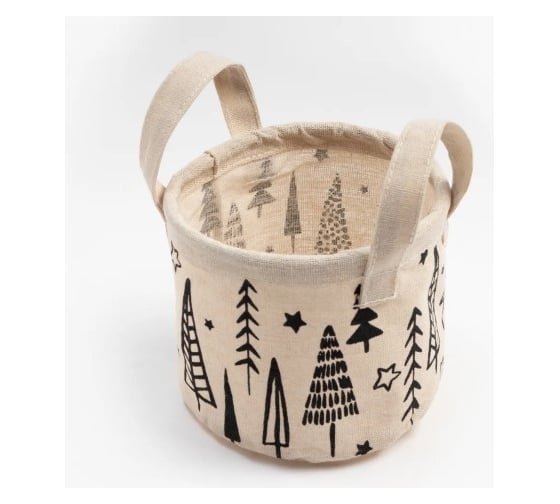 Текстильная корзинка Этель Christmas, 12x14 см 7558412 1