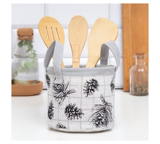 Текстильная корзинка Этель Kitchen, 12x14 см 7558409