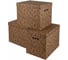 Короб для хранения из плотного микрогофрокартона BRAUBERG 380x280x315 мм, 3 шт., home 271824 1