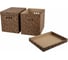 Короб для хранения из плотного микрогофрокартона BRAUBERG 380x280x315 мм, 3 шт., home 271824 7
