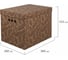 Короб для хранения из плотного микрогофрокартона BRAUBERG 380x280x315 мм, 3 шт., home 271824 9