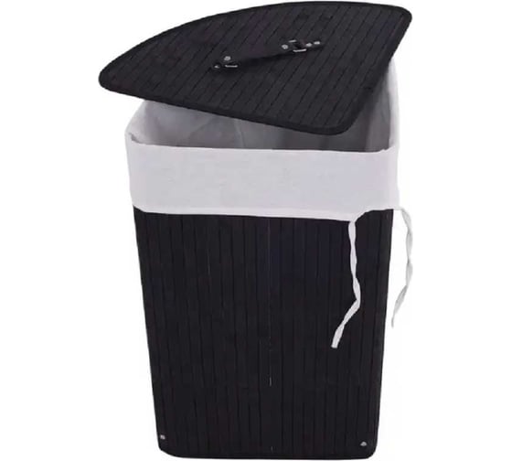 Корзина для белья Homium for Home, Eco, 35х35х60 см, угловая, темный laundry7