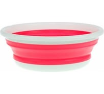 Силиконовый складной таз BRADEX 9л розовый TD 0564