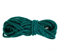 Джутовый канат ЩИТ ДТ d. 14 мм зеленый в отрезках по 15 м 66780