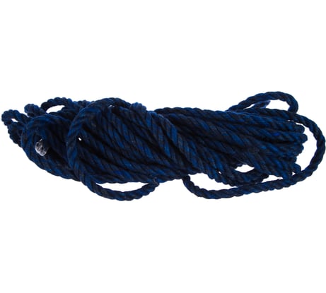 Джутовый канат ЩИТ ДТ d. 12 мм синий в отрезках по 15 м 66776