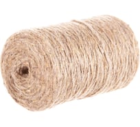 Пеньковый шпагат ЩИТ ШП 2,8 ктекс Н 1 непол. 1-ниточный в боб. по 1 кг 66738