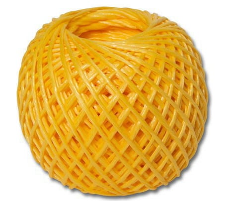 Полипропиленовый шпагат ЩИТ ПП 1200 текс в боб. по 110 м желтый 66731