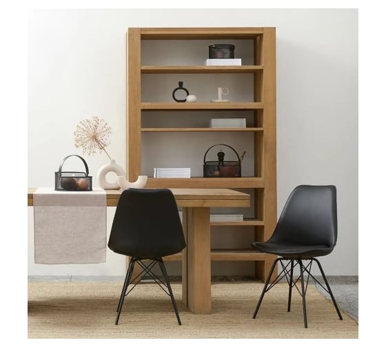 Корзина для хранения Bergenson Bjorn круглая Ferrant, диаметр 20,3x11,5 см, черная BB000076