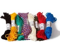 Крученая веревка RECORD хб, 3 пряди, d 5 мм, смес 20, моток 4680253061735