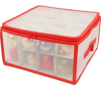 Короб для хранения новогодних игрушек Зимняя сказка 30x30x15 см Box8