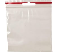 Пакет ЦИРКОН с замком зип-лок 15х22 см, 60 мкм с еврослотом 100 шт ZIP152260ES