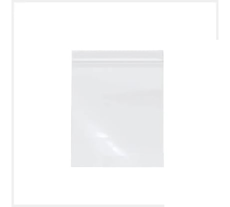 Пакет ЦИРКОН с замком зип-лок 12х18 см, 50 мкм белые 100 шт ZIP121850W