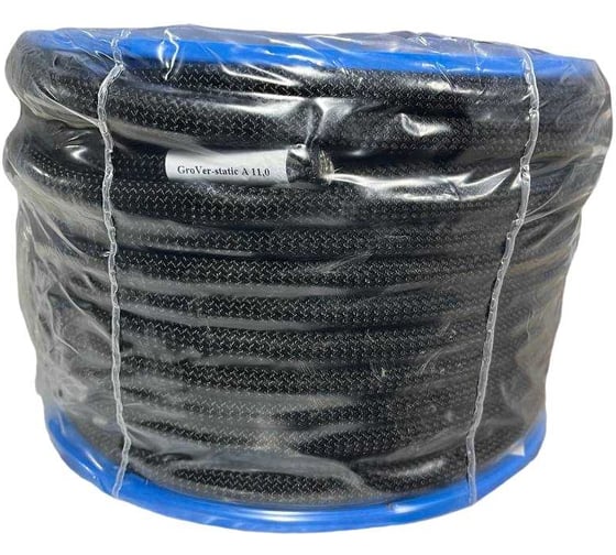 Веревка АзотХимФортис Ввс 48-ми прядная, 10 мм, 50 м, grover-static black 76424