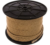 Джутовый шнур ЩИТ Д плет. 8-прядный d. 8 мм на кат. 200 мм 140 м 66898