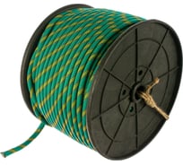 Полиамидная веревка ЩИТ ПА плет. 24-прядная d. 10 мм статика на кат. 200 мм 120 м 66856