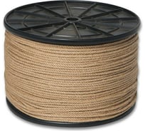 Джутовый шнур ЩИТ Д крученый d. 6 мм на кат. 200 мм 250 м 66896
