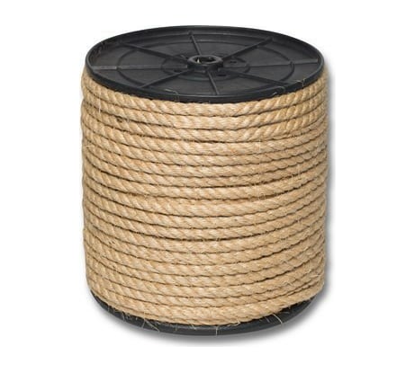 Сизалевая веревка ЩИТ С кр.3-прядная d. 8 мм на кат. 200 мм 160 м 66861