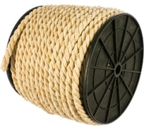 Веревка ЩИТ ХБ кр.3-прядная d. 16 мм на кат. 300 мм 70 м 66937