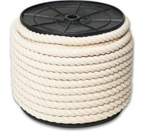 Веревка ЩИТ ХБ кр.3-прядная d. 18 мм на кат. 300 мм 60 м 66938