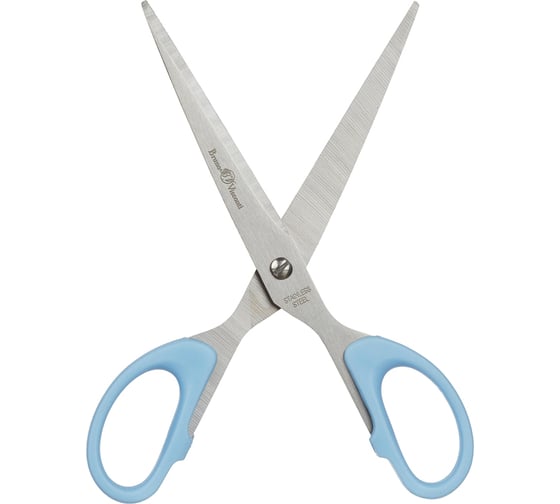 Ножницы Bruno Visconti slimcut zefir 180 мм, пластиковые ручки, голубые 60-0010 1768845