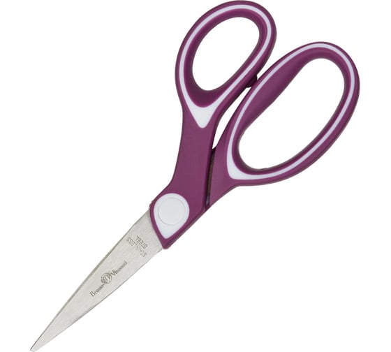 Ножницы Bruno Visconti ladycut 180 мм, ручки soft touch, фиолетовый 60-0059 1768841