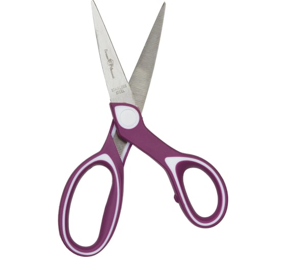 Ножницы Bruno Visconti ladycut 180 мм, ручки soft touch, фиолетовый 60-0059 1768841