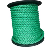Канат Эбис полиэстил, 16 мм, тросовой свивки, 50 м, зеленый 76434