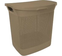 Корзина для белья BranQ Ajur 35л кофейный BQ4100КФ