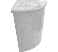 Корзина для белья BranQ Aqua 40 л угловая мраморный BQ1700МР