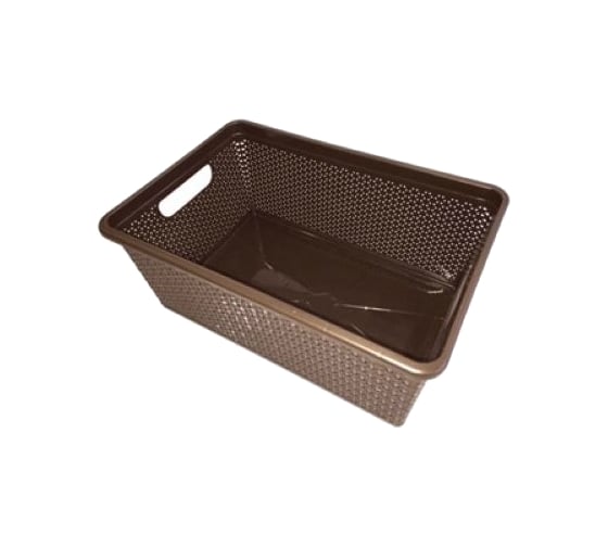 Универсальная корзина BranQ Nature 15л венге BQ4002ВНГ