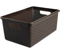 Универсальная корзина BranQ Nature 20л венге BQ4006ВНГ