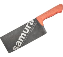 Азиатский кухонный топорик Samura ARNY 209 мм, ТЭП коралловый, AUS-8 с галтовкой SNY-0040BC/K