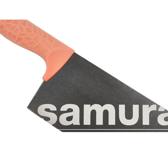 Азиатский кухонный топорик Samura ARNY 209 мм, ТЭП коралловый, AUS-8 с галтовкой SNY-0040BC/K