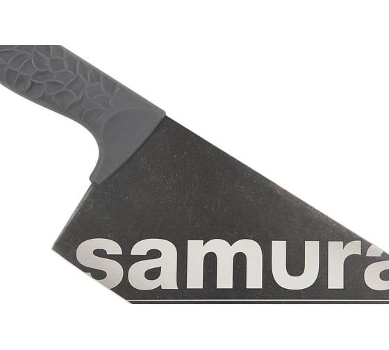 Азиатский кухонный топорик Samura ARNY 209 мм, ТЭП серый, AUS-8 с галтовкой SNY-0040BG/K