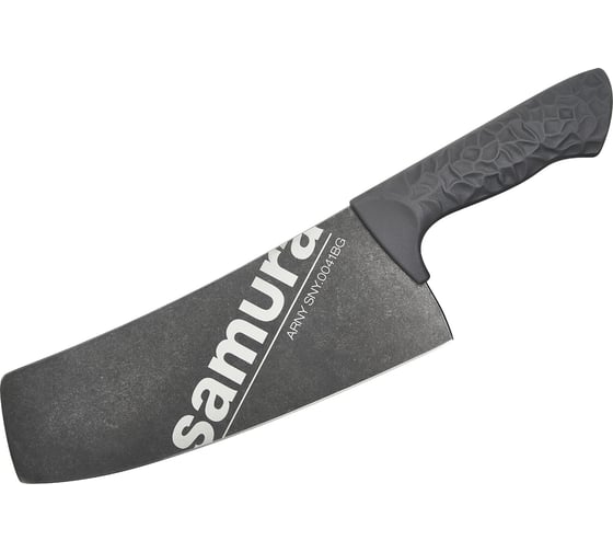 Кухонный топорик Samura Модерн "ARNY" 208 мм, ТЭП серый, AUS-8 с галтовкой SNY-0041BG/K