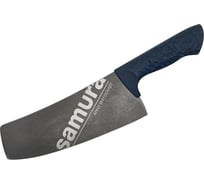 Кухонный топорик Samura Модерн "ARNY" 208 мм, ТЭП бирюзовый, AUS-8 с галтовкой SNY-0041BT/K