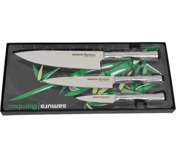 Набор из 3 ножей Samura "Bamboo" 10, 23, 85, AUS-8 SBA-0220/K
