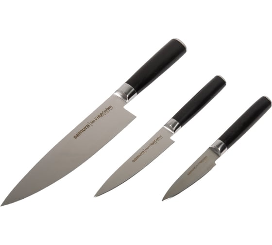 Набор из 3 ножей Samura "Mo-V" 10, 21, 85, G-10 SM-0230/K