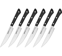Набор стейковых ножей 6 в 1 Samura "HARAKIRI" 31 (125 мм), коррозионно-стойкая сталь, ABS пластик SHR-0260B/K
