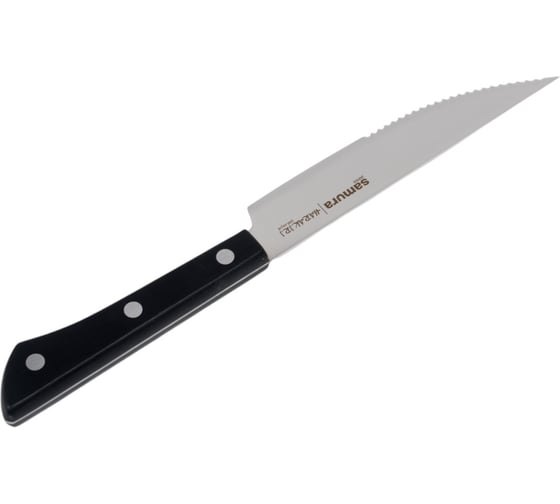 Набор стейковых ножей 6 в 1 Samura "HARAKIRI" 31 (125 мм), коррозионно-стойкая сталь, ABS пластик SHR-0260B/K